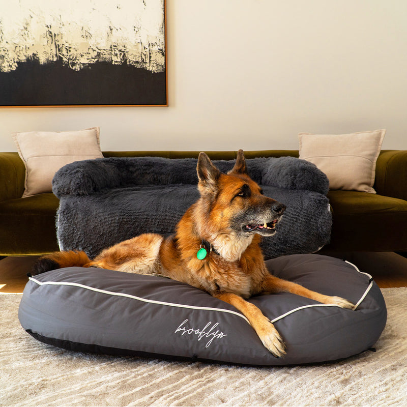 Brooklyn® Chew Resistant Luxe Lounger (2-in-1 Dog Bed)